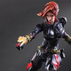 Illustration for article titled Play Arts Kai's Black Widow Is Here To Kick Ass And Have Fabulous Hair